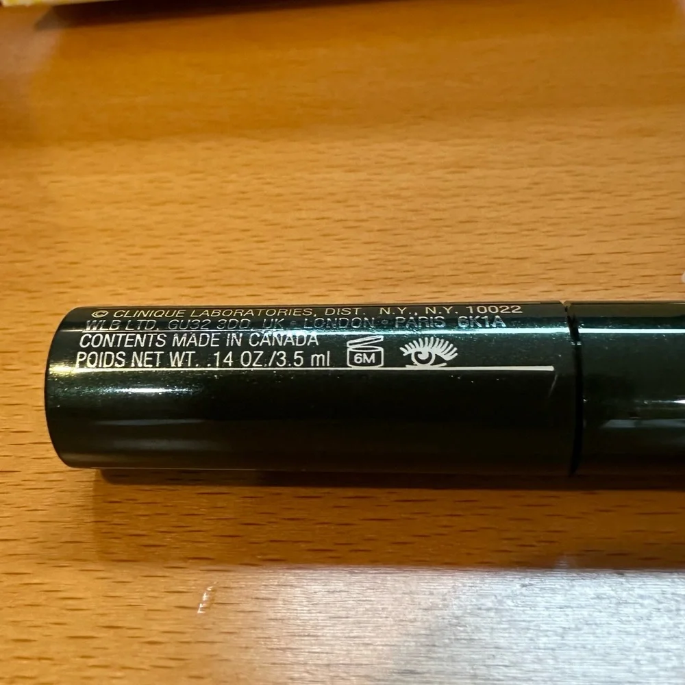Two Clinique Trail Size of High Impact Mascara in Black(0.14 oz.) 3.5ml in New